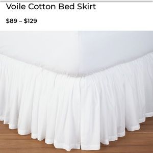 Pottery Barn Voile bed shirt